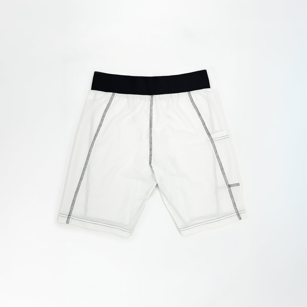 HERO SHORTS WHITE MESH