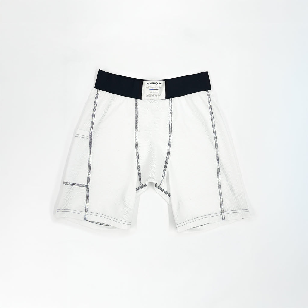 HERO SHORTS WHITE MESH