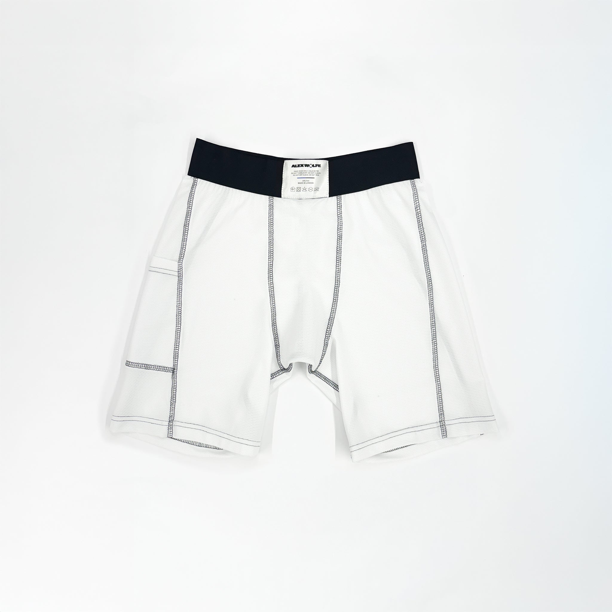 HERO SHORTS WHITE MESH